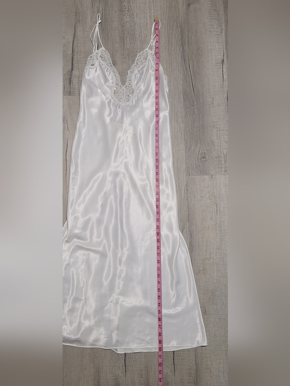 Vintage Victoria's Secret Gold Label Lace Nightgown Slip Dress White Size Small - Picture 10 of 15